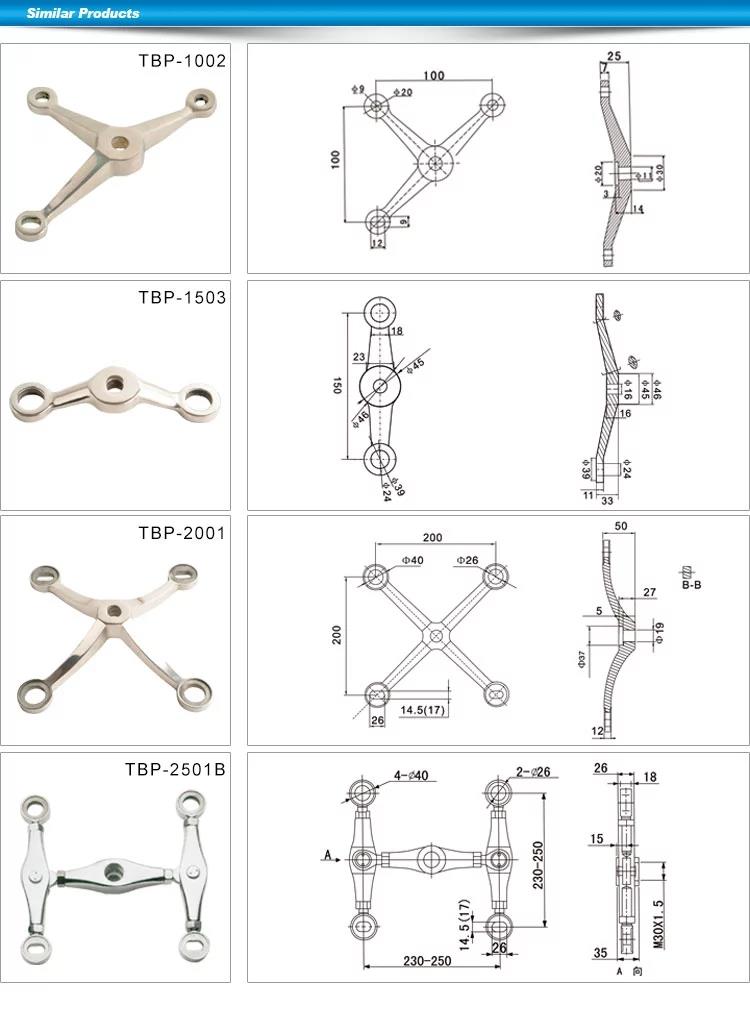 Glass Canopy Spider Fittings China
