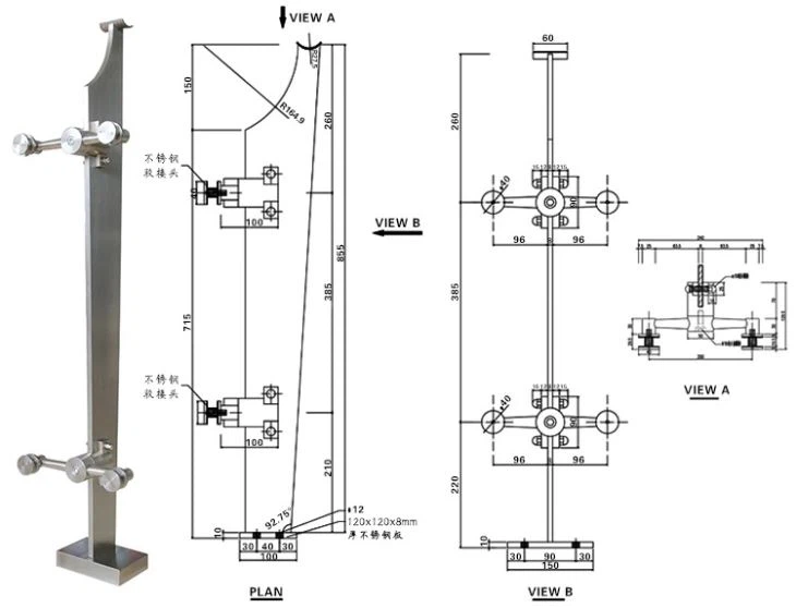 Frameless Glass Deck Railing Systems